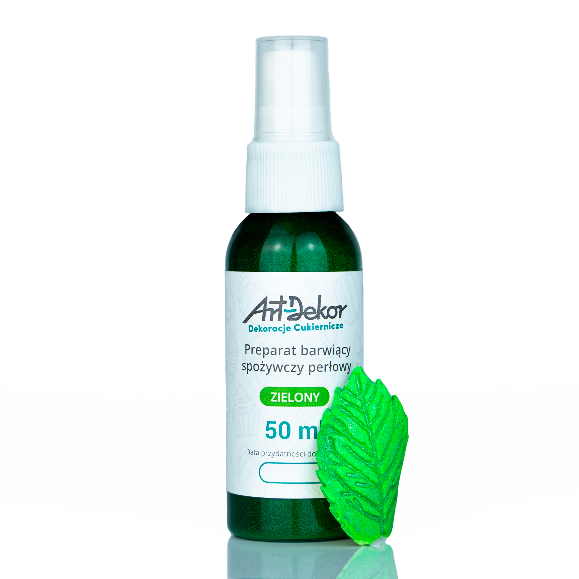 barwnik spożywczy zielony w aerozolu