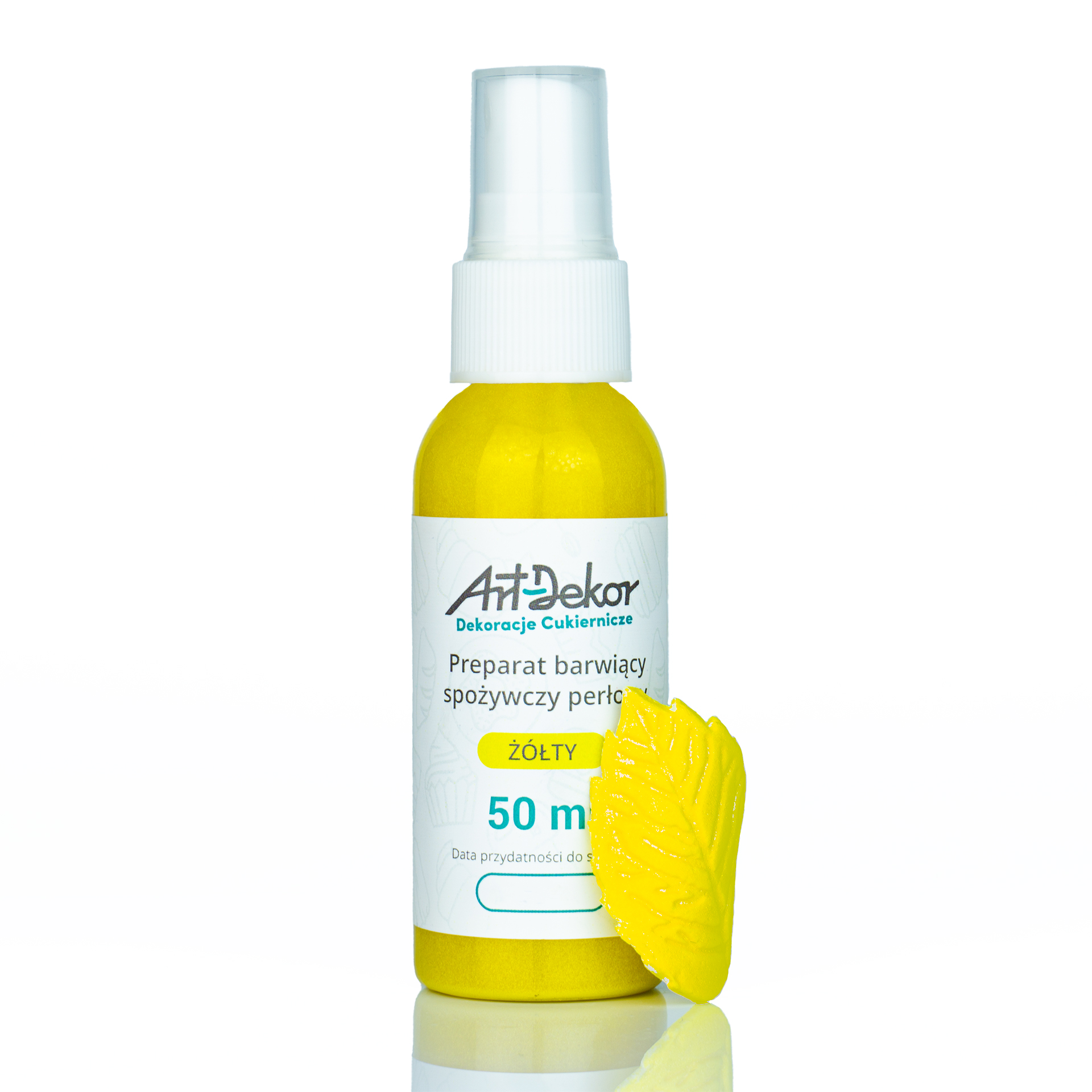 żółty barwnik spożywczy w sprayu