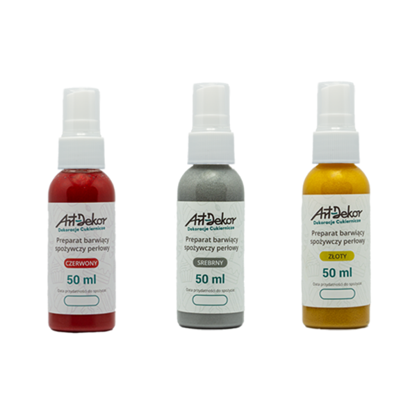 Barwniki spożywcze, art-dekor, dekoracje cukiernicze