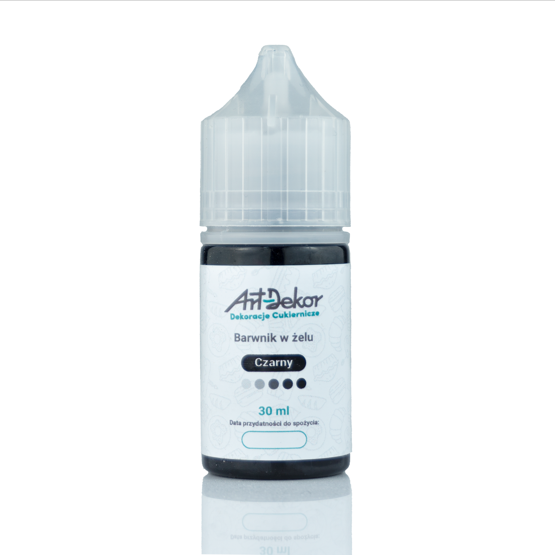 czarny barwnik spożywczy w żelu 30 ml