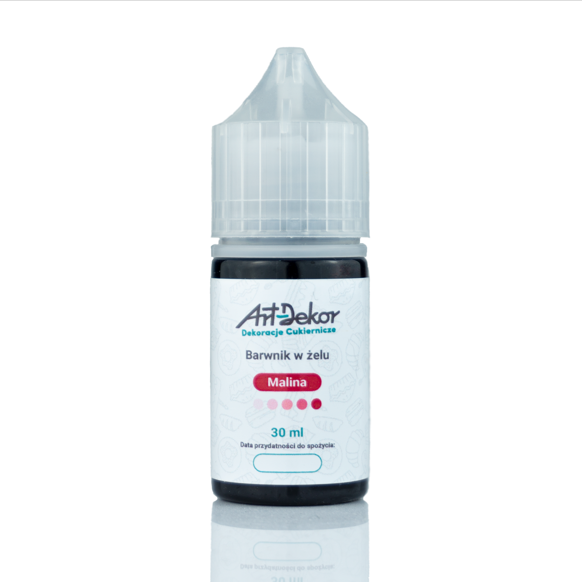 różowy barwnik spożywczy w żelu 30 ml