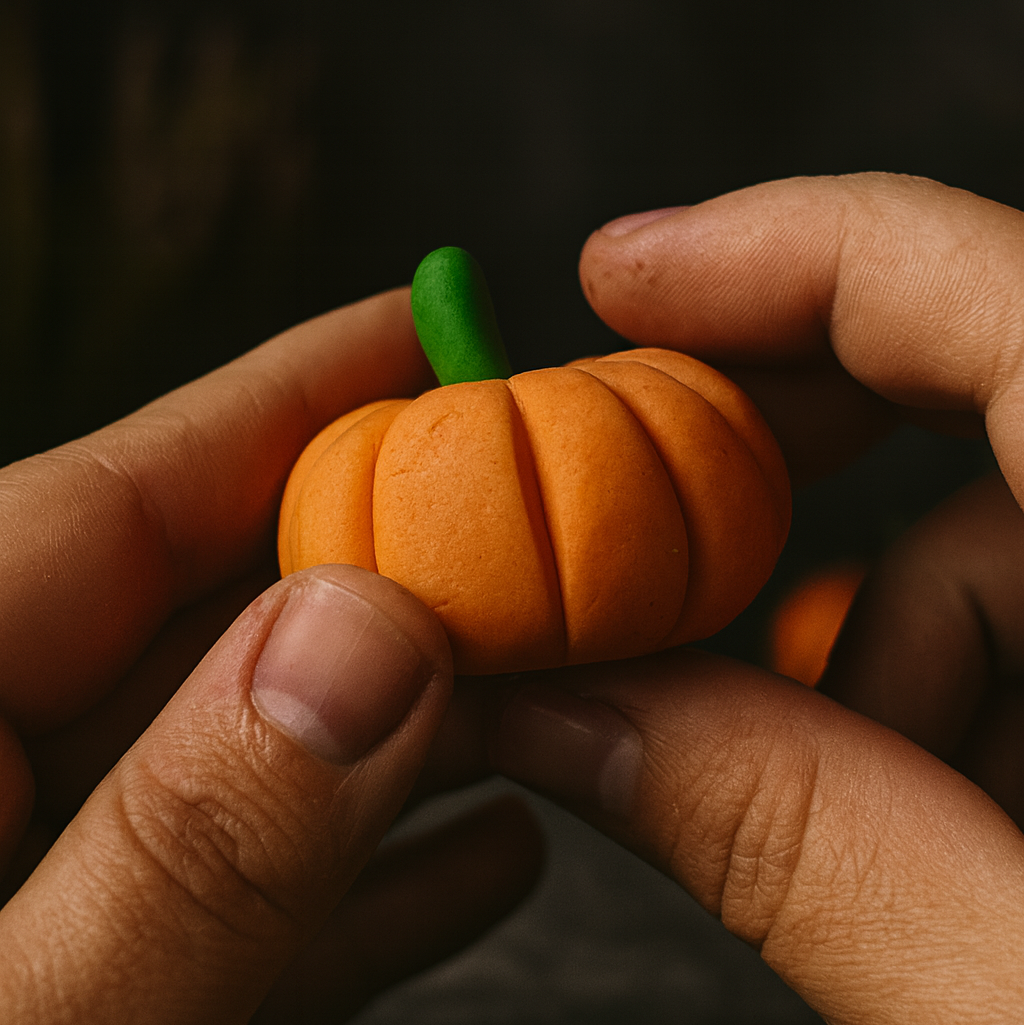 dynia z masy cukrowej halloween