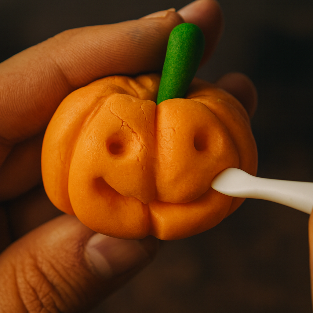 dynia z masy cukrowej halloween