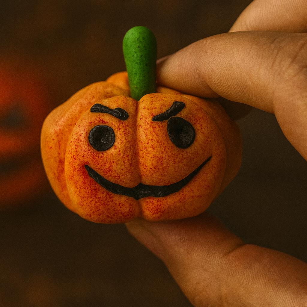 dynia z masy cukrowej halloween
