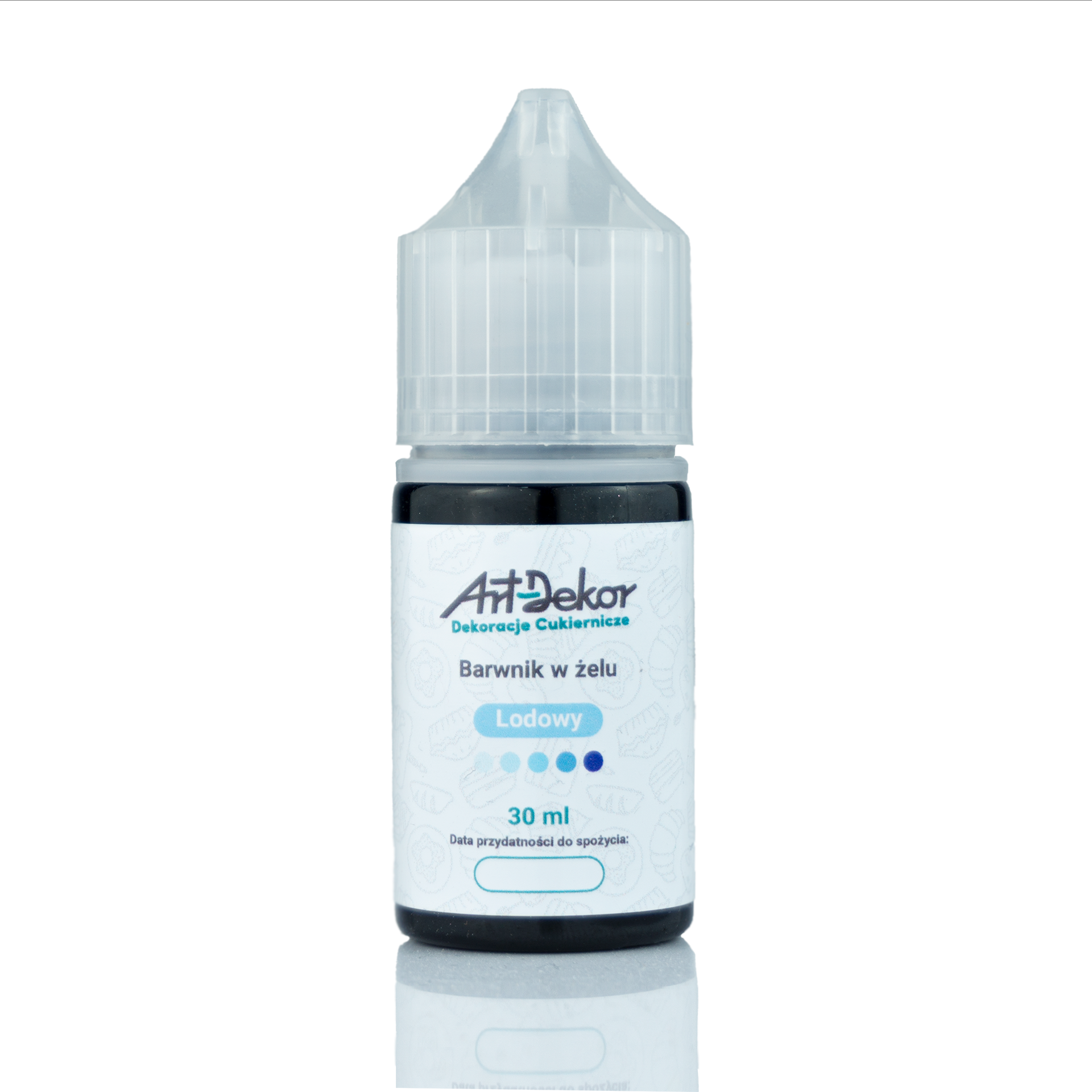 niebieski barwnik do kremów i lukru